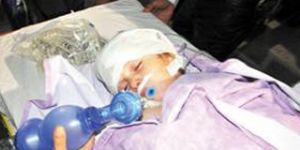 2 yaşındaki Elif e gaz bombası 